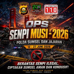 Polrestabes Palembang Gelar OPS Senpi Musi 2026, Berantas Senjata Api Ilegal