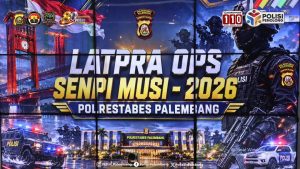 Polrestabes Palembang Gelar Latihan Pra Operas Senpi Musi 2026